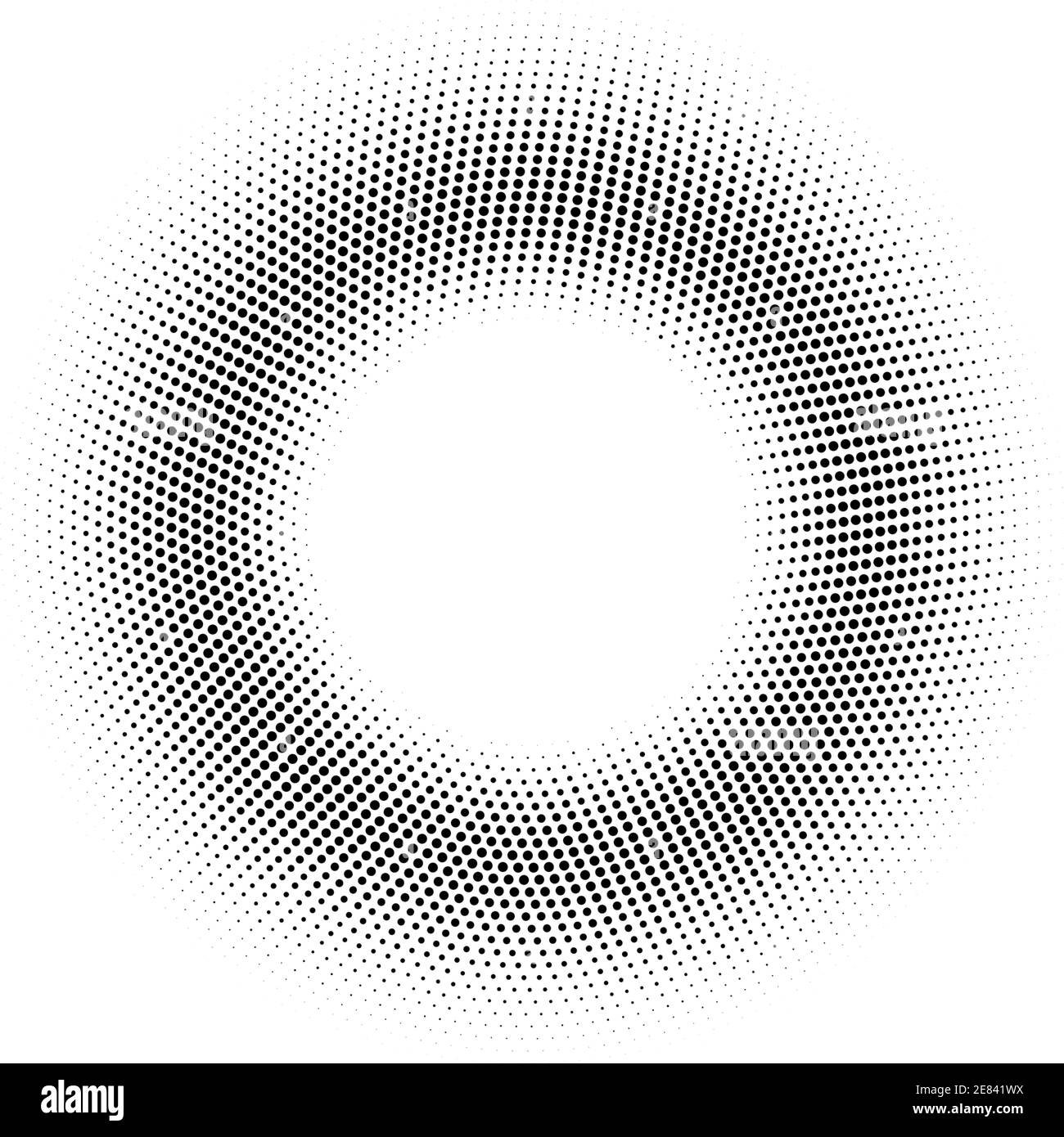 Mezzitoni vettoriali in bianco e nero. Texture digitale a mezzitoni sottile. Sfumatura punteggiata. Overlay effetto fumetto. Motivo a punti retrò sulla parte posteriore trasparente. Illustrazione Vettoriale