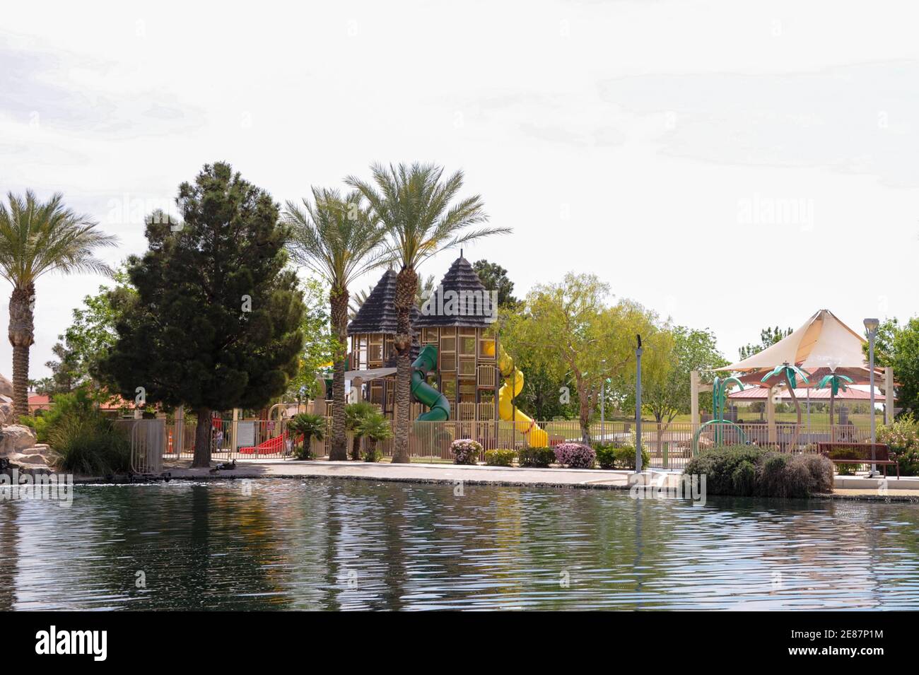 Aliante Nature Discovery Park, No. Las Vegas, Nevada. Foto Stock