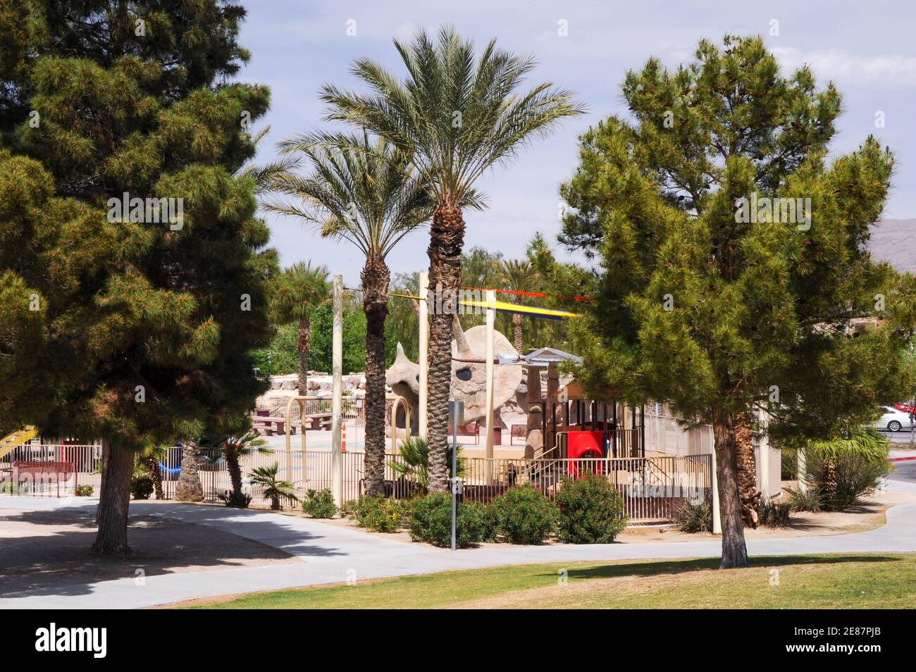 Aliante Nature Discovery Park, No. Las Vegas, Nevada. Foto Stock
