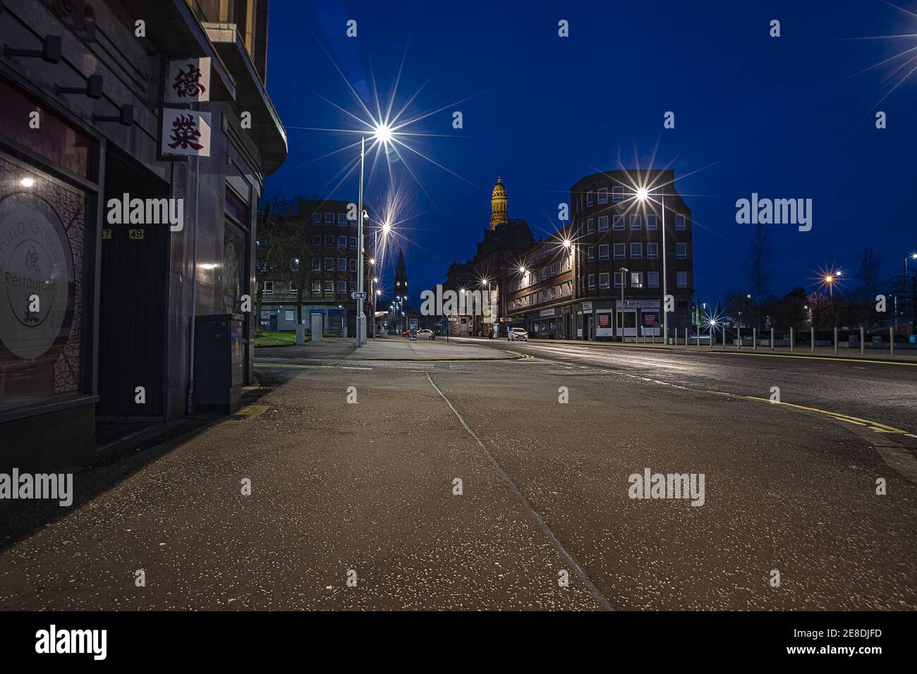 Cathcart St, Greenock Foto Stock