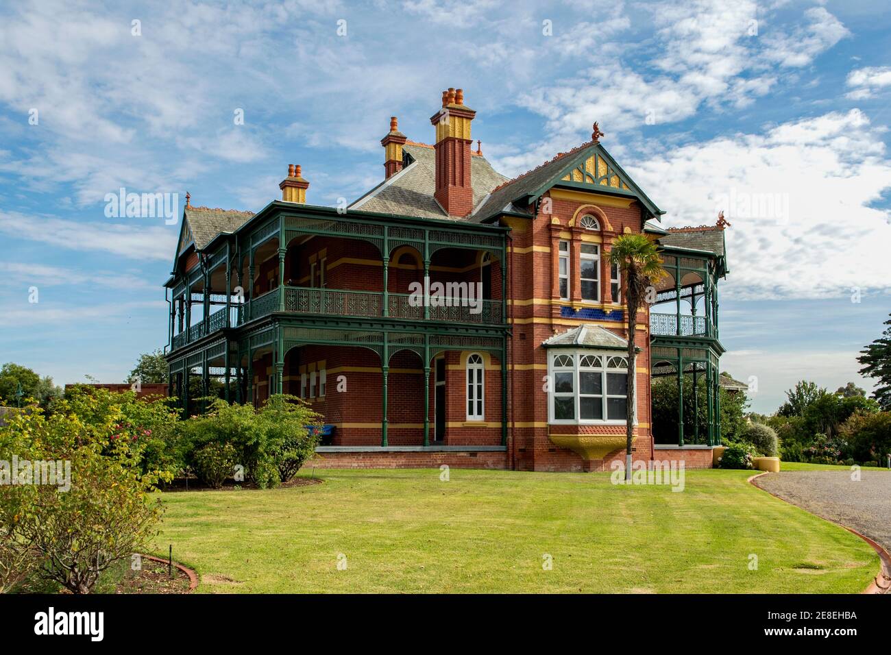Bundoora Homestead Art Center, Bundoora, Victoria, Australia Foto Stock