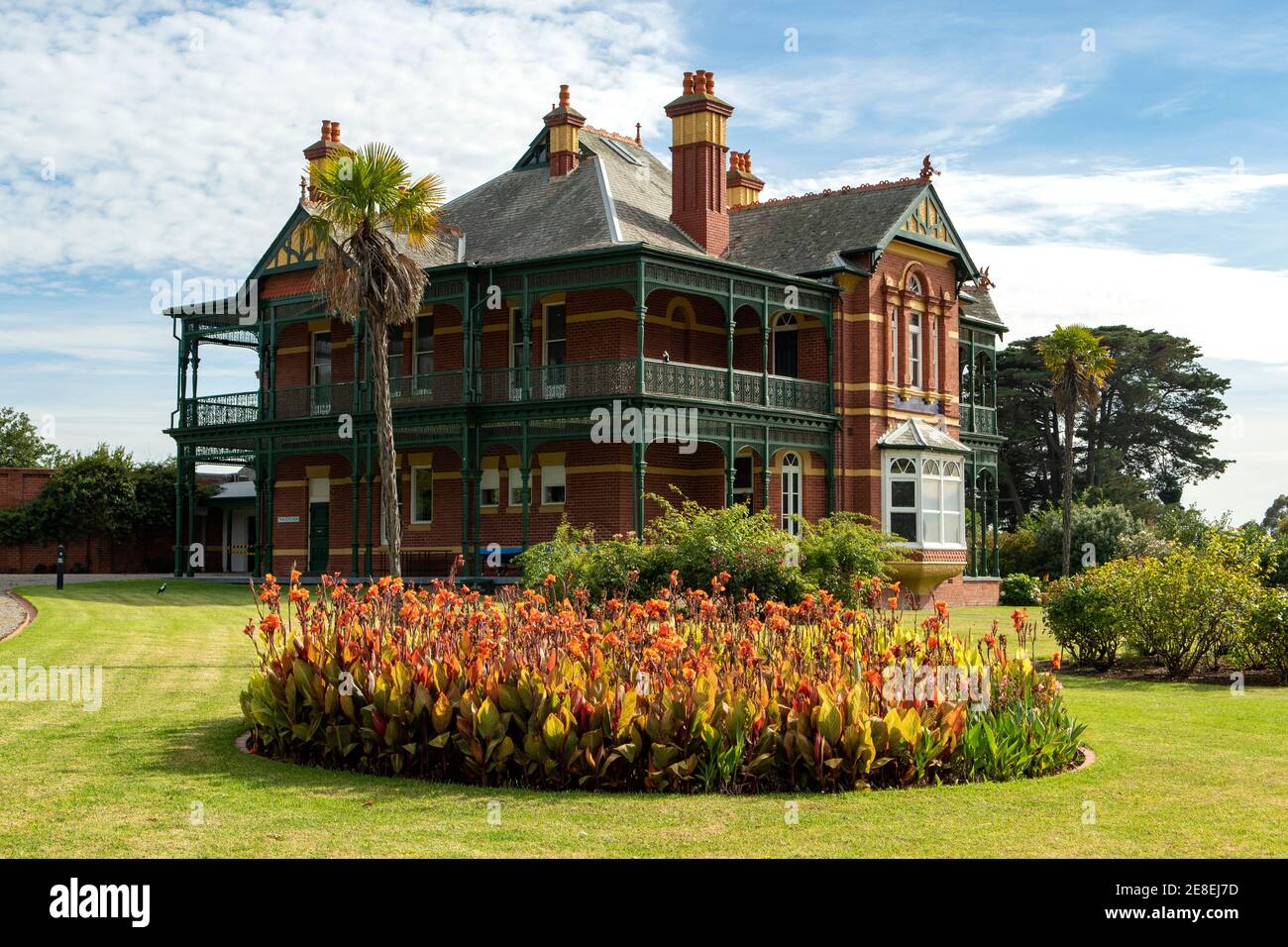 Bundoora Homestead Art Center, Bundoora, Victoria, Australia Foto Stock