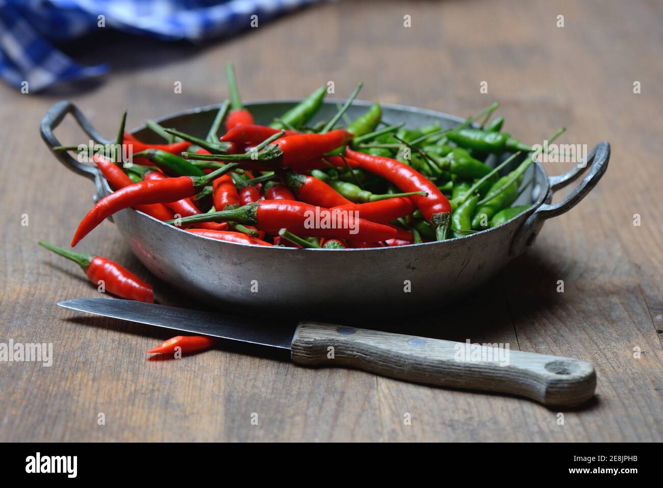 Peperoni (Capsicum frutescens) , Chilis, Chilis, Chilis, Chilis, Chili Pepper, Chili, Cayenne, Cayenne Pepper, Piri-Piri, Tabasco, Peperoncini Foto Stock