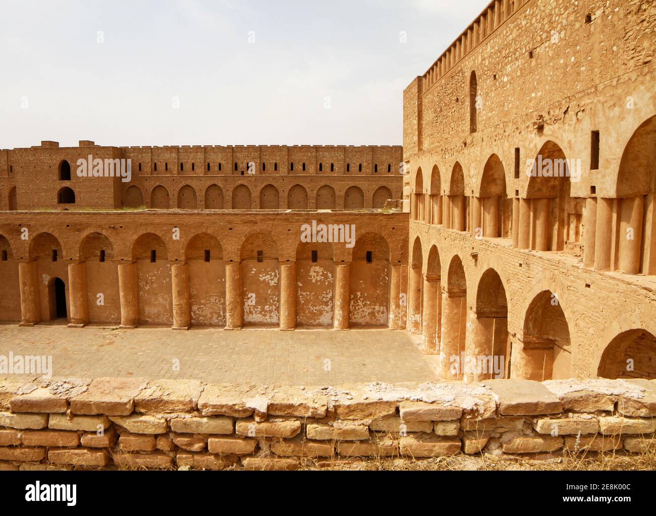 Al Ukhadir fortezza desertica vicino a Karbala in Iraq. Foto Stock