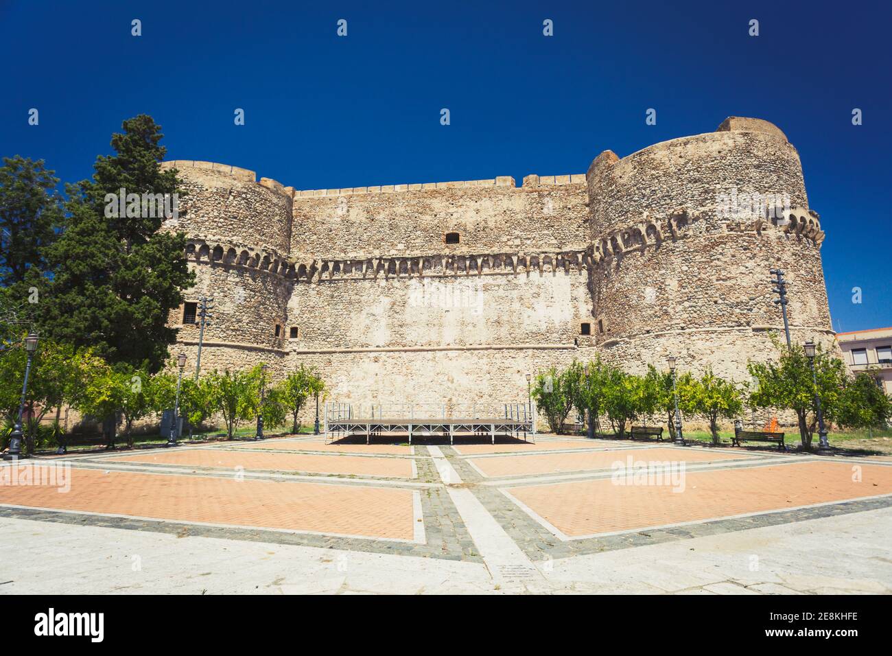 Castello Aragonese di Reggio Calabria Foto Stock