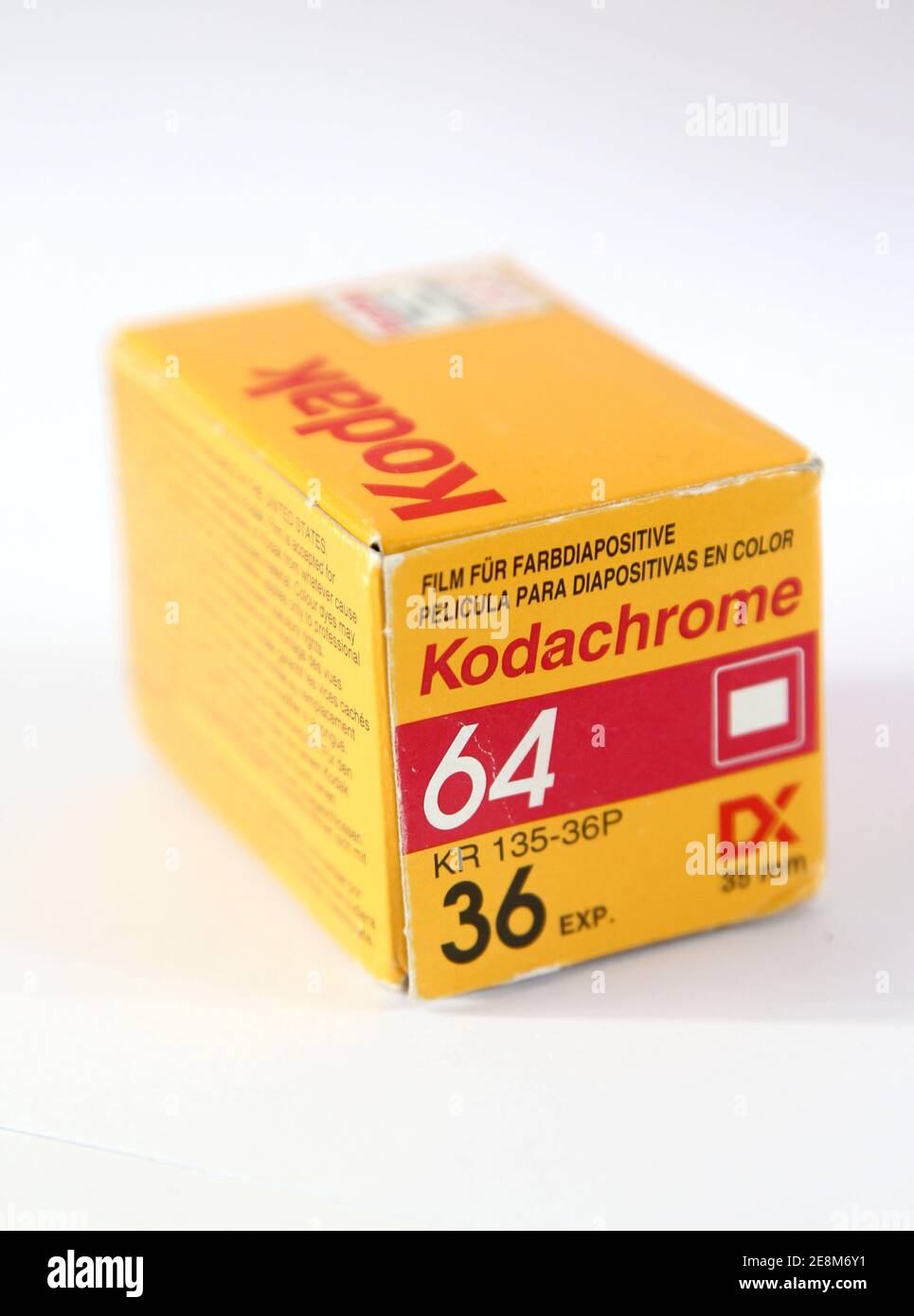 MOTALA, SVEZIA - 18 SETTEMBRE 2012: Kodachrome 64 della casa produttrice di film Kodak. Foto Stock