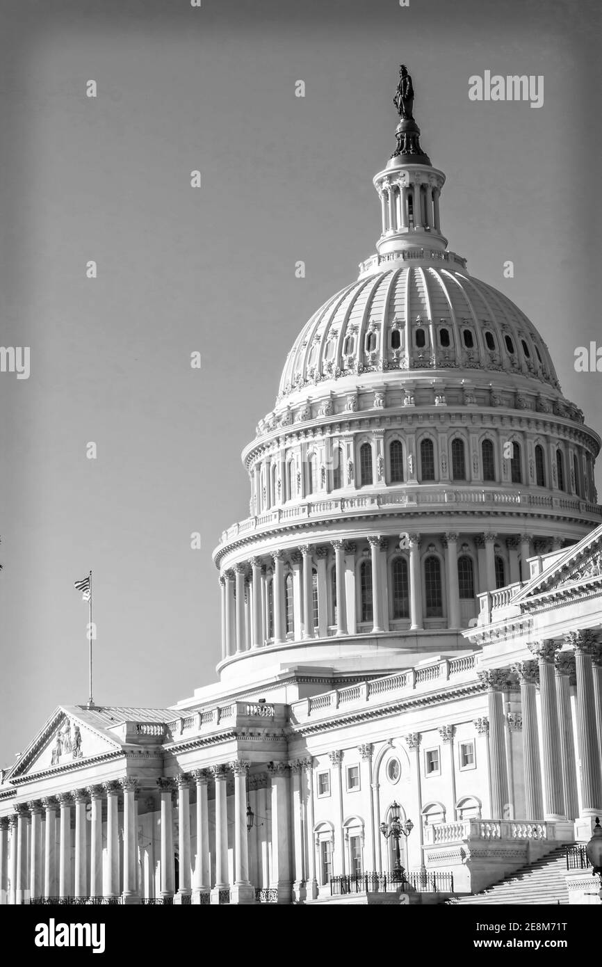 Campidoglio di Washington DC, Stati Uniti d'America Foto Stock