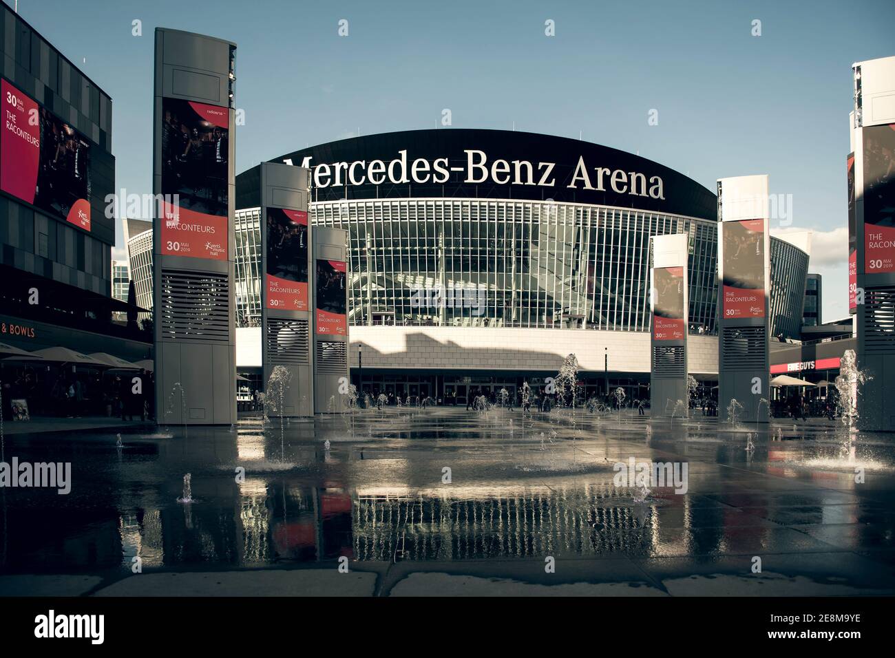 14 maggio 2019 Berlino, Germania - la Mercedes-Benz Arena di Berlino, un grande stadio per 15 000 visitatori Foto Stock