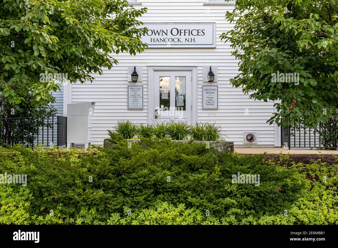 Gli uffici di Hancock, NH Town sul comune di Città Foto Stock