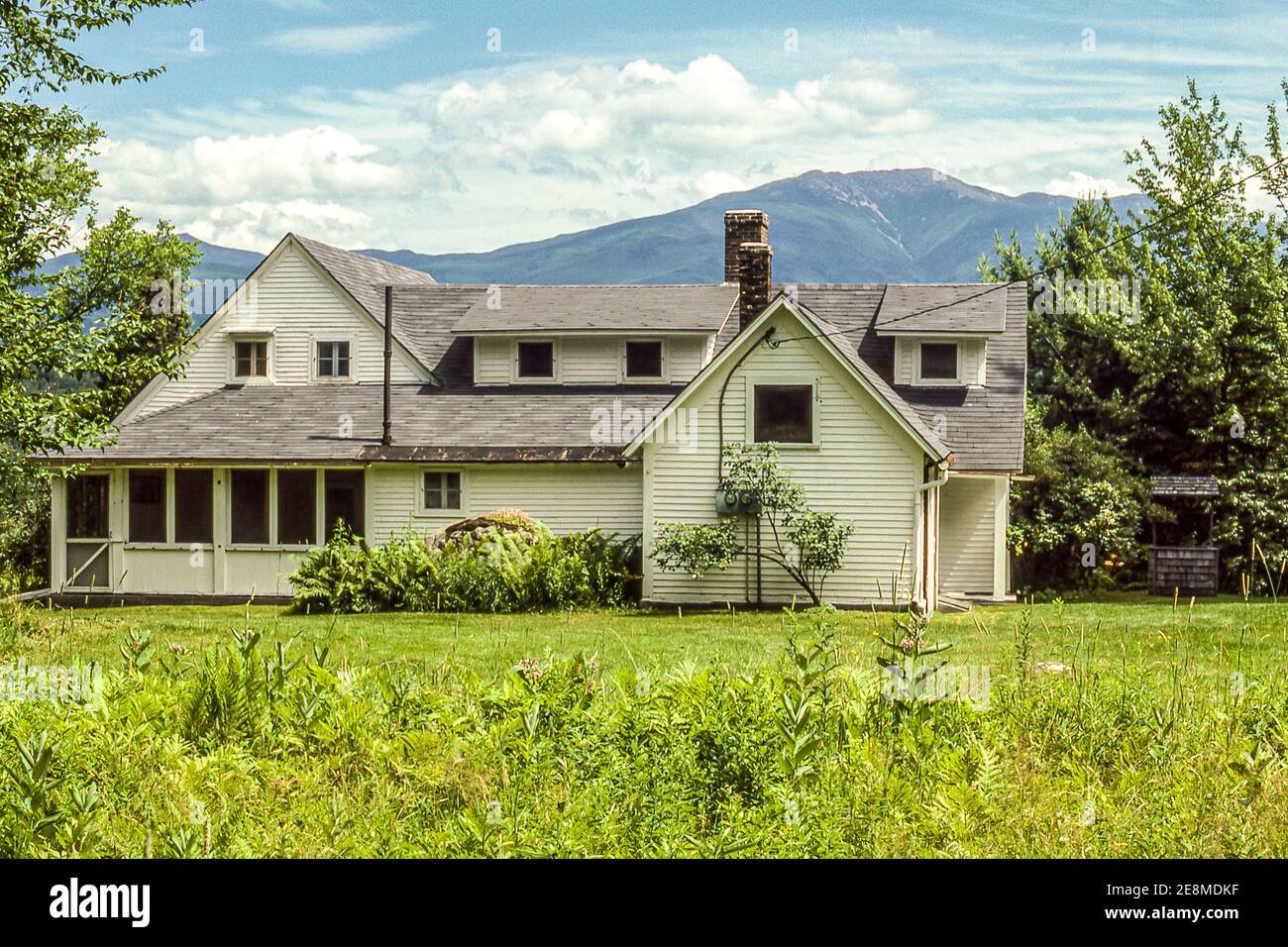Robert Frost a Franconia, New Hampshire Foto Stock