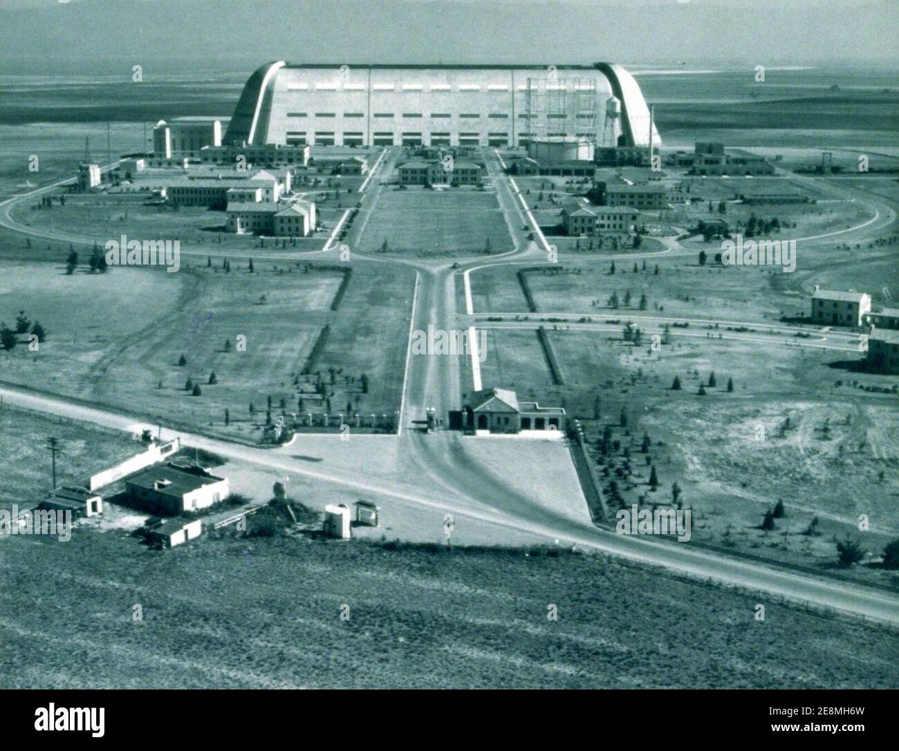 Moffett Field circa 1934. Foto Stock