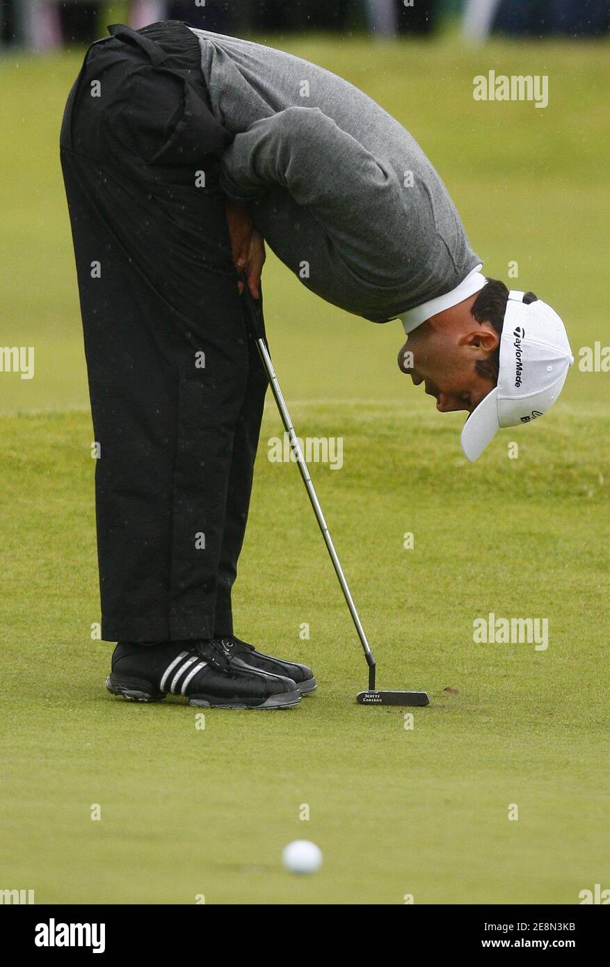 Il canadese Mike Weir in azione durante il 136th Open Championship 2007 al Carnoustie Golf Links nella Scozia orientale il 21 luglio 2007. Foto di Christian Liegi/ABACAPRESS.COM Foto Stock