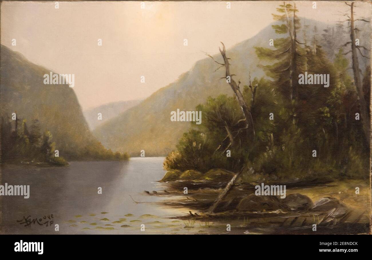 Lago Moore Echo. Foto Stock