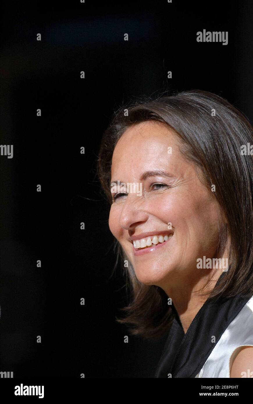 Segolene Royal tiene una conferenza stampa a Quebec, Canada, il 18 settembre 2007. Foto di Olivier Douliery/ABACAPRESS.COM Foto Stock