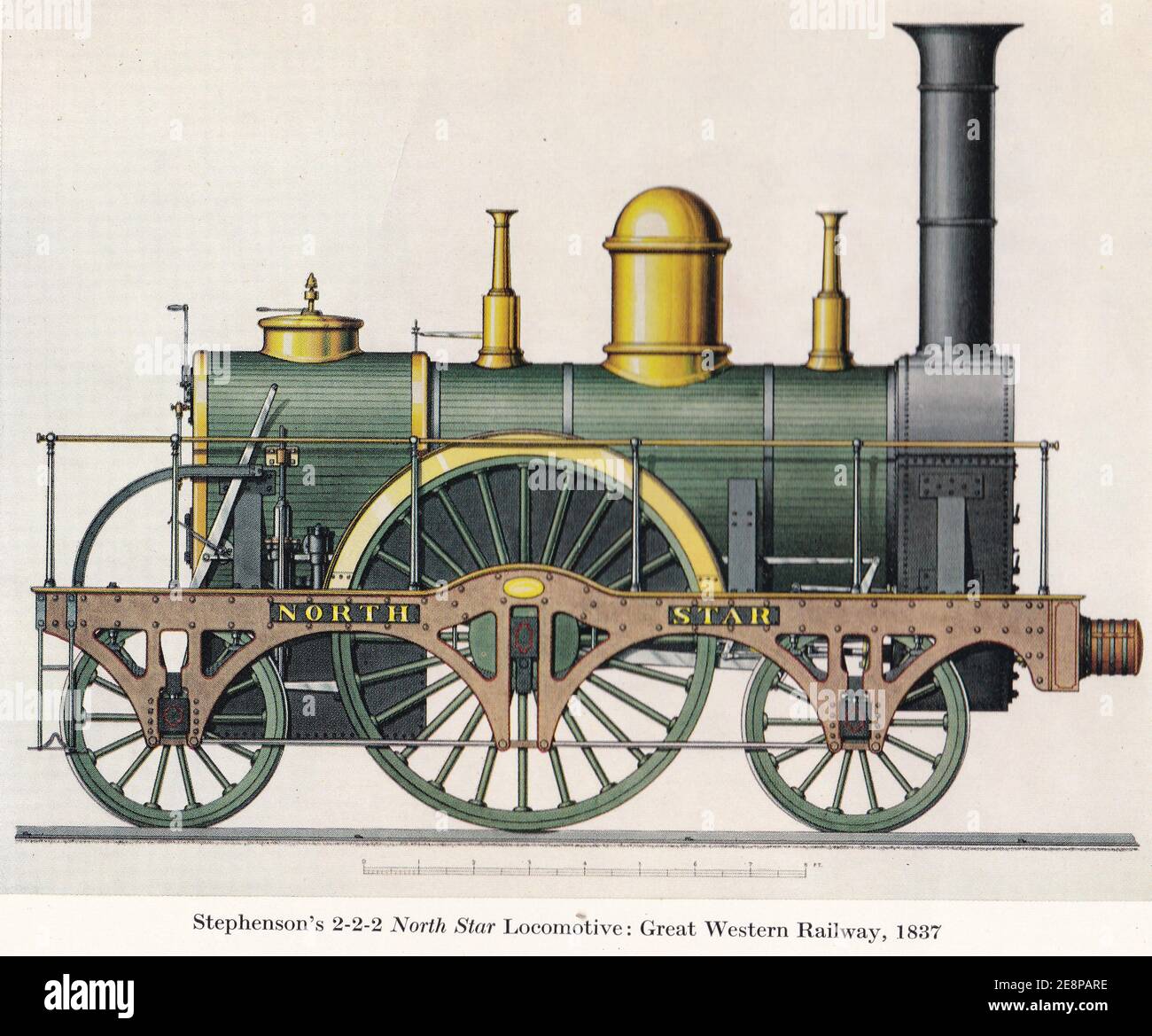 La locomotiva ferroviaria britannica del 1800 immagini e fotografie ...