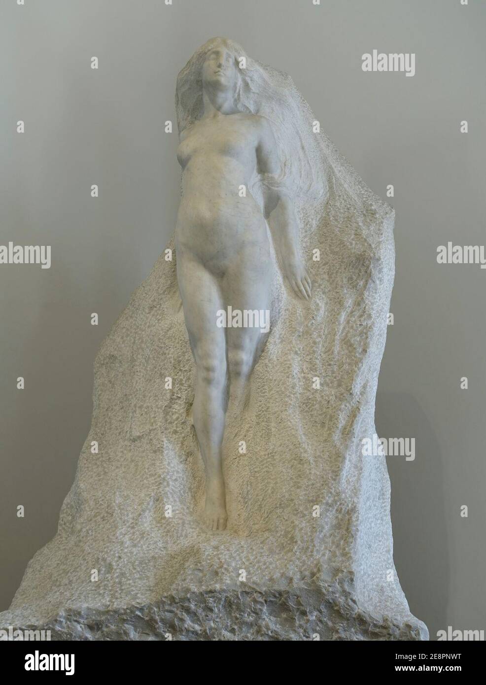 Monumento a Segantini, di Leonardo Bistolfi, 1908-1915 - Foto Stock