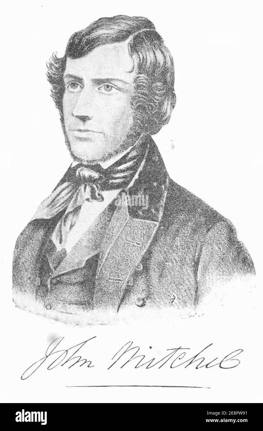 John Mitchel (giovane Irelander). Foto Stock