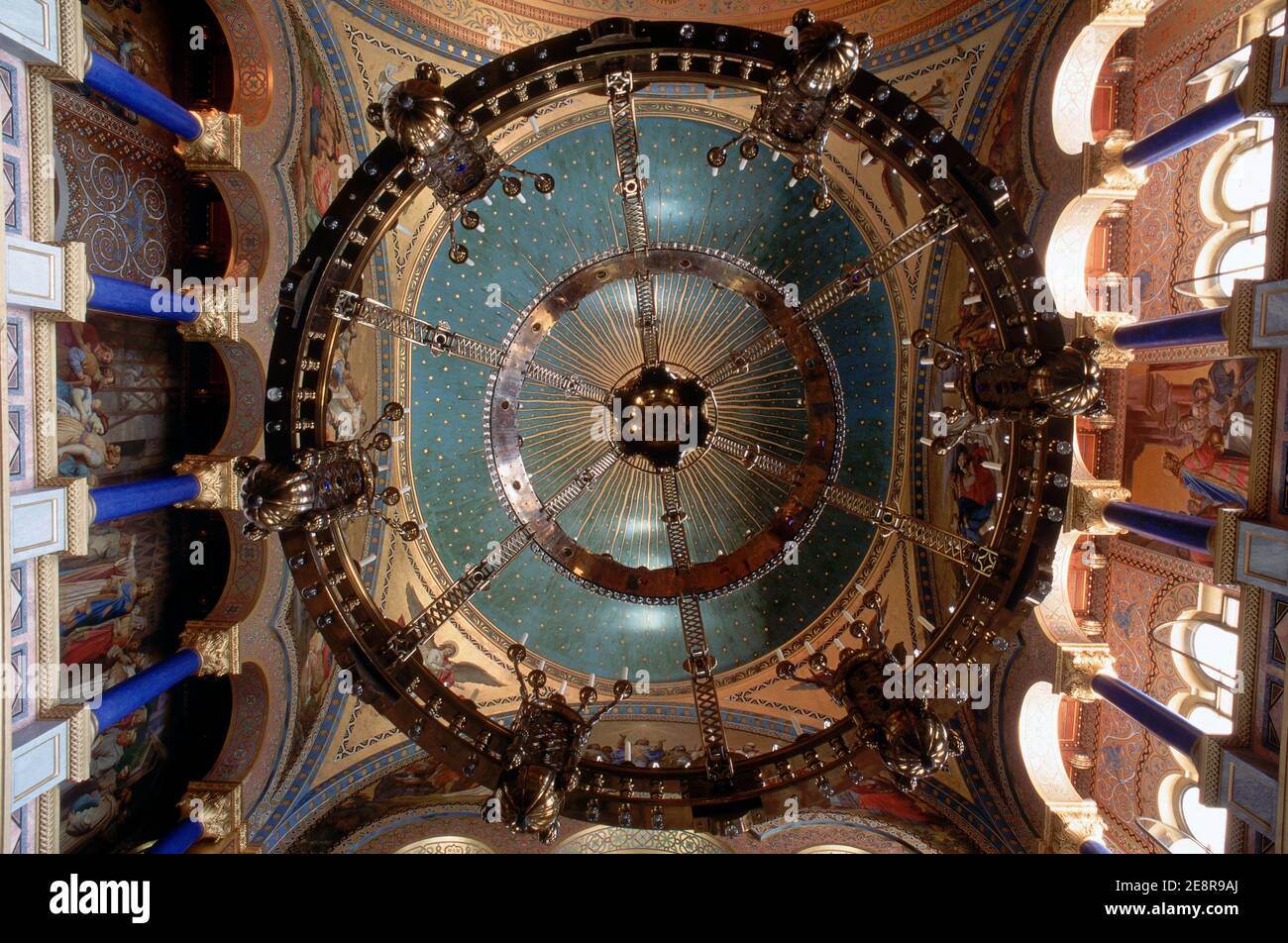 Germania/Baviera/Re Ludwigs Castel 'San Neuschwanenstei non si dome all'interno del castel. Foto Stock