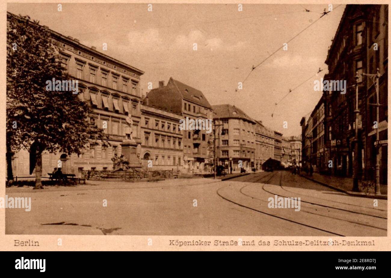 Mitte Schulze-Delitzsch-Platz. Foto Stock