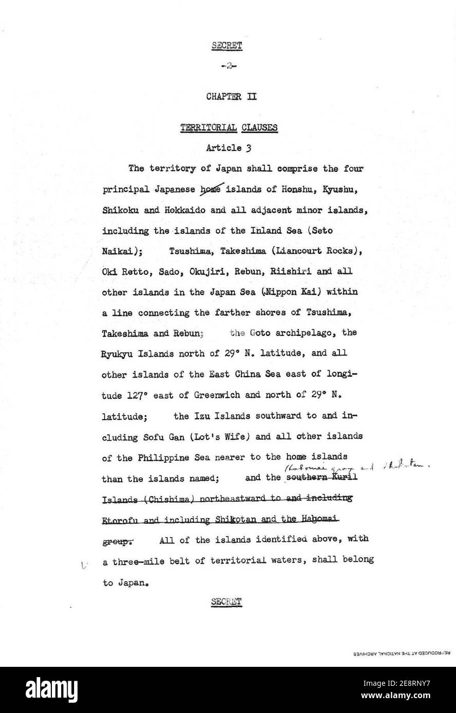 Momorandam di Boggs, 8 dicembre 1949 02. Foto Stock