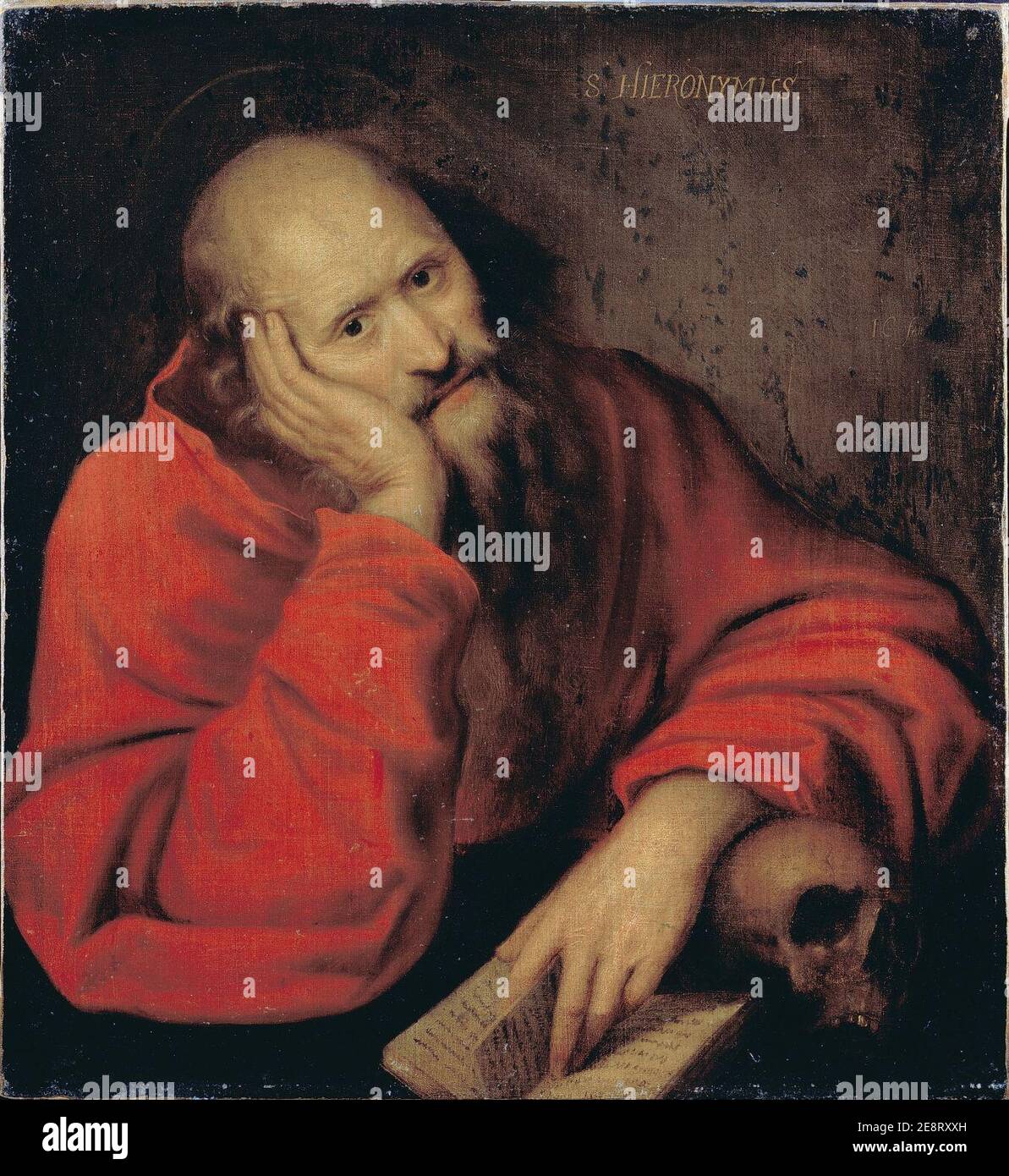 Monogrammist I.C. - San Girolamo Foto Stock