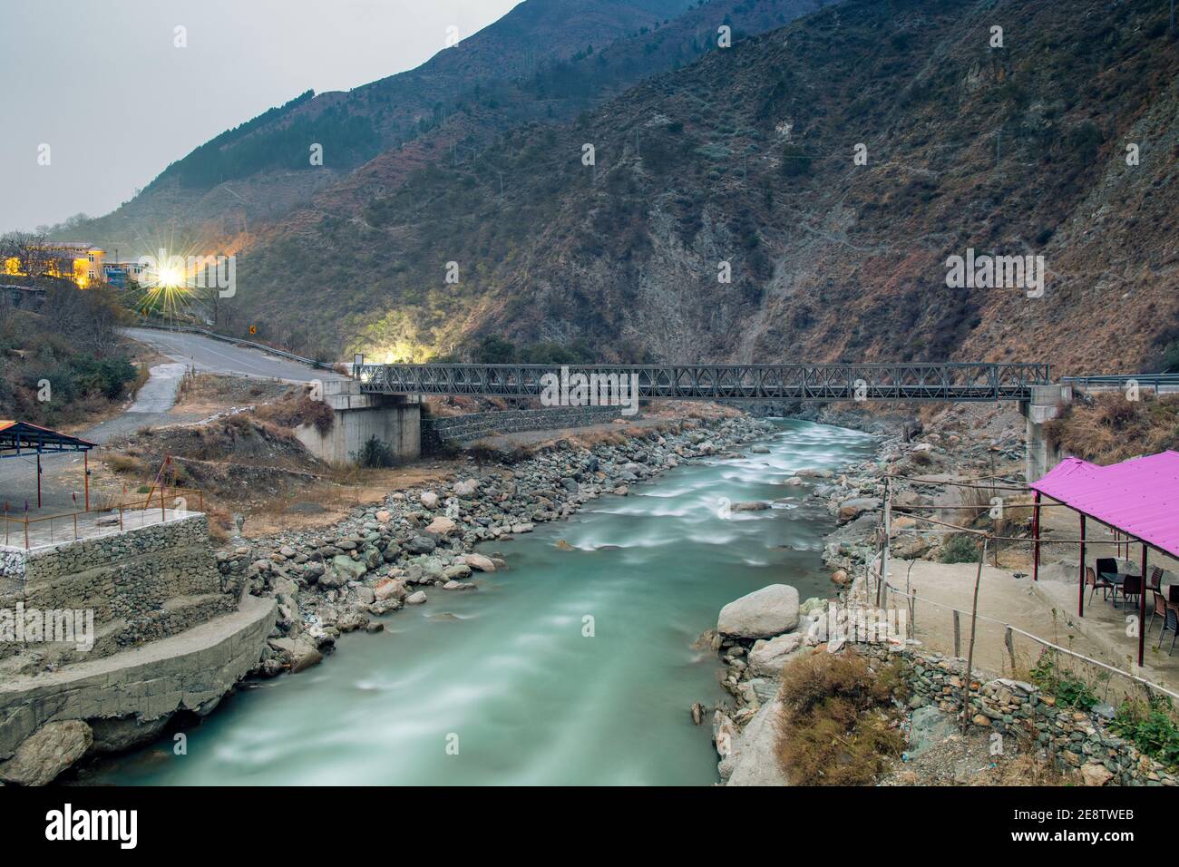 Bella valle Paras Kaghan Naran Swat valle Khyber Pakhtunkhwa Pakistan Foto Stock