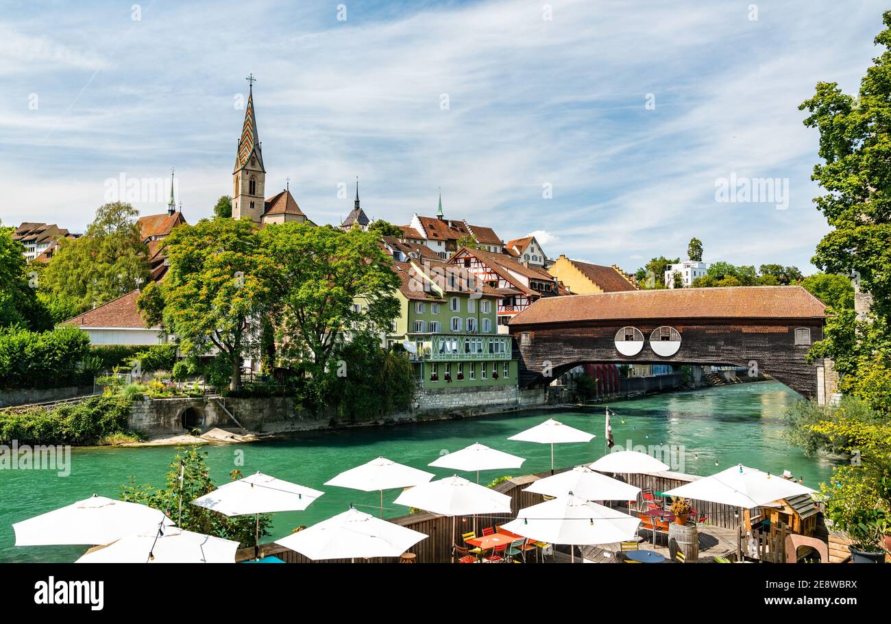 Baden città di Argovia, Svizzera Foto Stock