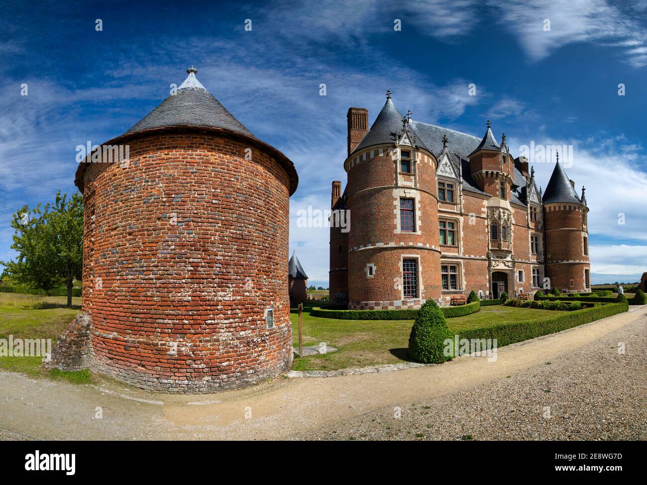 Il castello di Martainville, Château de Martainville, Haute-Normandie, Normandia, Francia, Europa Foto Stock