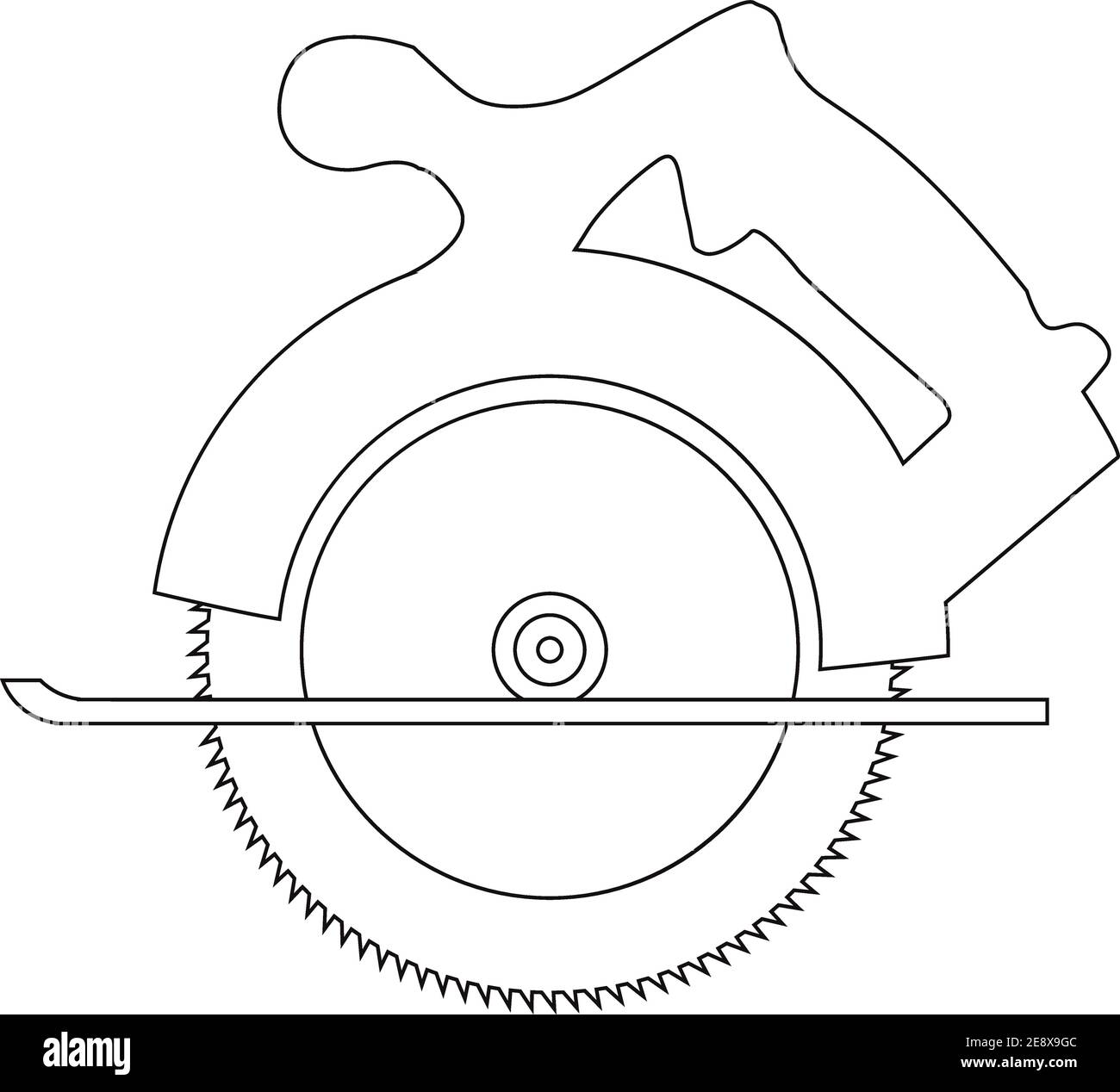 Sega circolare Illustrazione Vettoriale