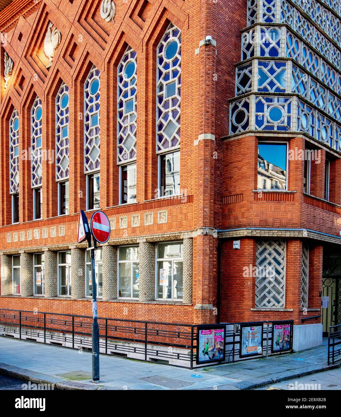 L'Institut Français du Royaume-uni (Istituto francese di Gran Bretagna) di Londra, inaugurato nel 1939 e progettato da Patrice Bonnet Foto Stock