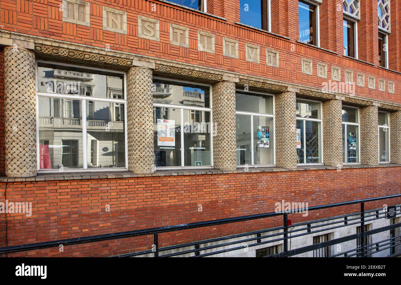 L'Institut Français du Royaume-uni (Istituto francese di Gran Bretagna) di Londra, inaugurato nel 1939 e progettato da Patrice Bonnet Foto Stock