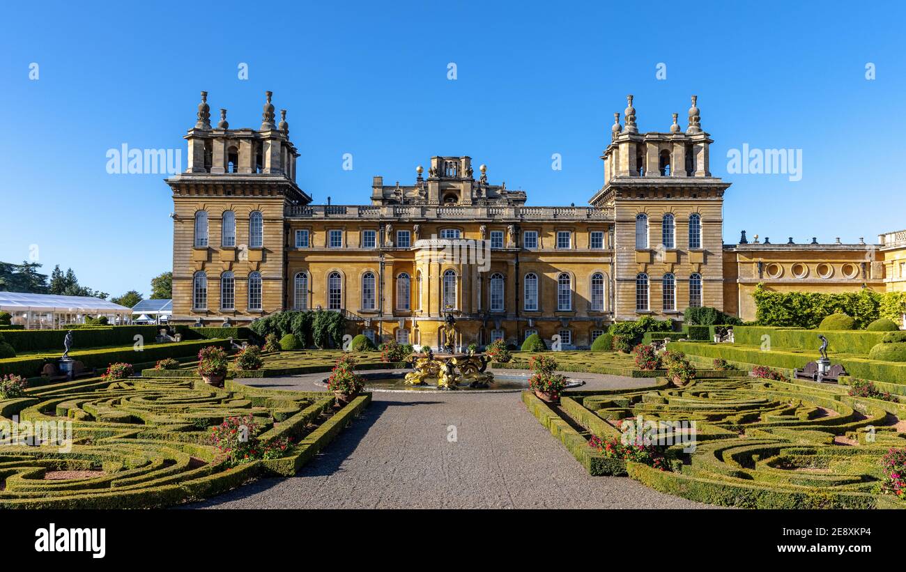 Blenheim Palace Foto Stock