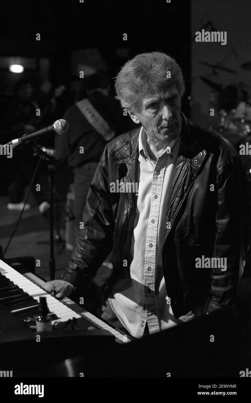 The Sonics , gerry Roslie che si esibisce al Forum di Londra venerdì 21 marzo 2008 Foto Stock