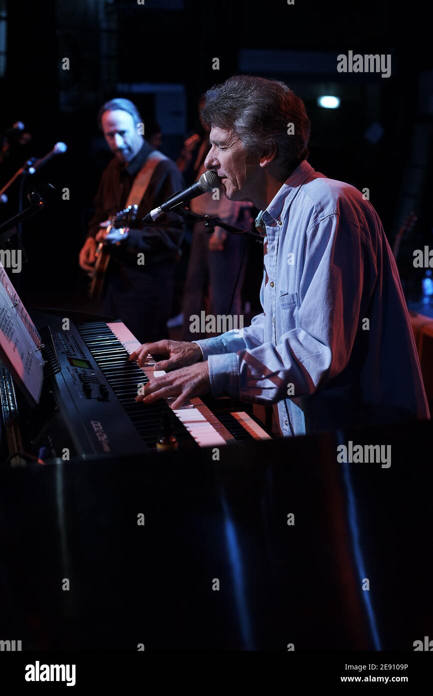 The Sonics , gerry Roslie che si esibisce al Forum di Londra venerdì 21 marzo 2008 Foto Stock