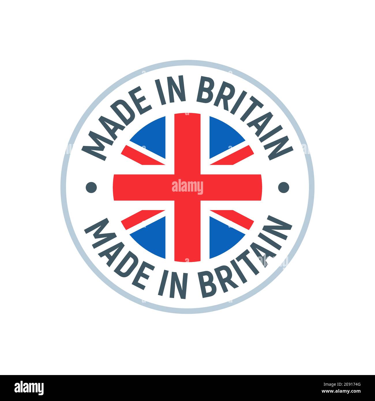 Logo Made in UK Britain. Etichetta inglese made in Britain Vector Stamp  Immagine e Vettoriale - Alamy