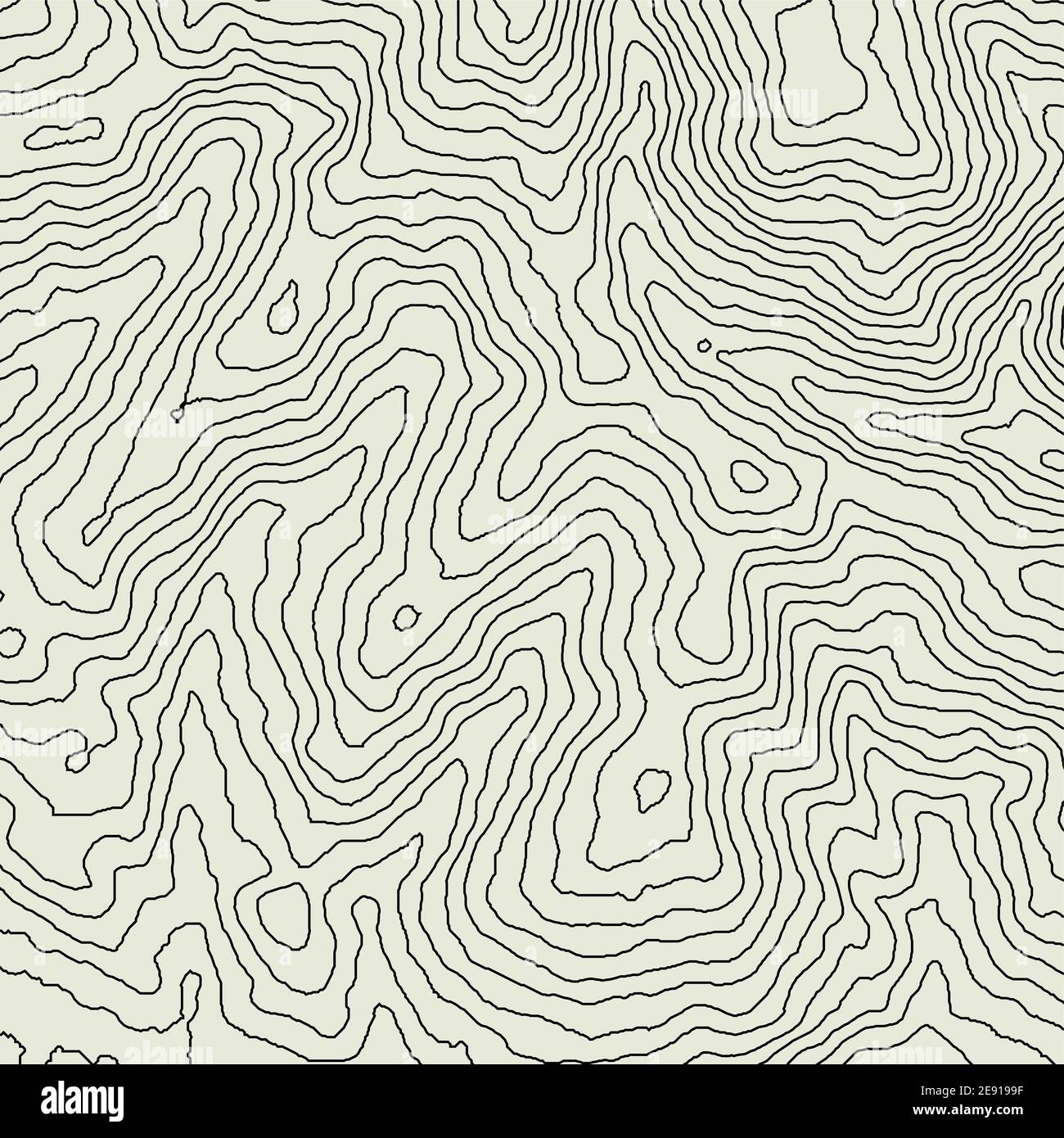 Mappa topografica contorno vettore montagna rilievo geografico sfondo. Mappa del contorno del terreno Illustrazione Vettoriale