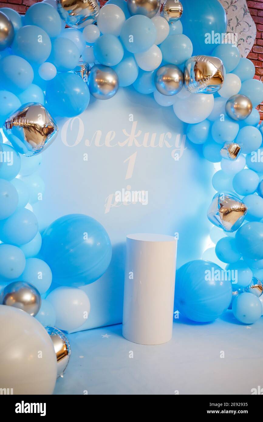 Oro & Bianco 91 ° compleanno Decorazioni per le donne - 40 Numero Palloncini, Striscione, Tende foil, Palloncini, Pom Poms - 91 ° Regalo per feste - Italia