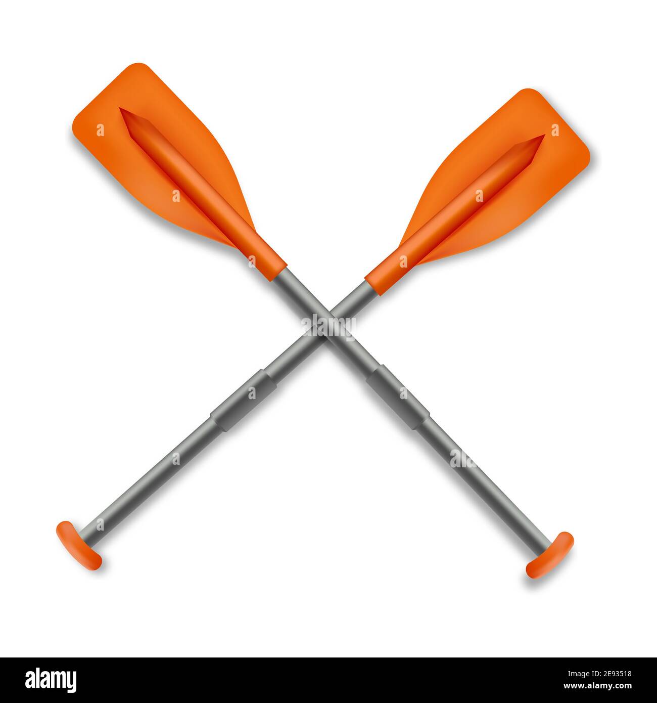 Illustrazione realistica del rombo arancione sportivo. Isolato su sfondo bianco. Illustrazione vettoriale Illustrazione Vettoriale