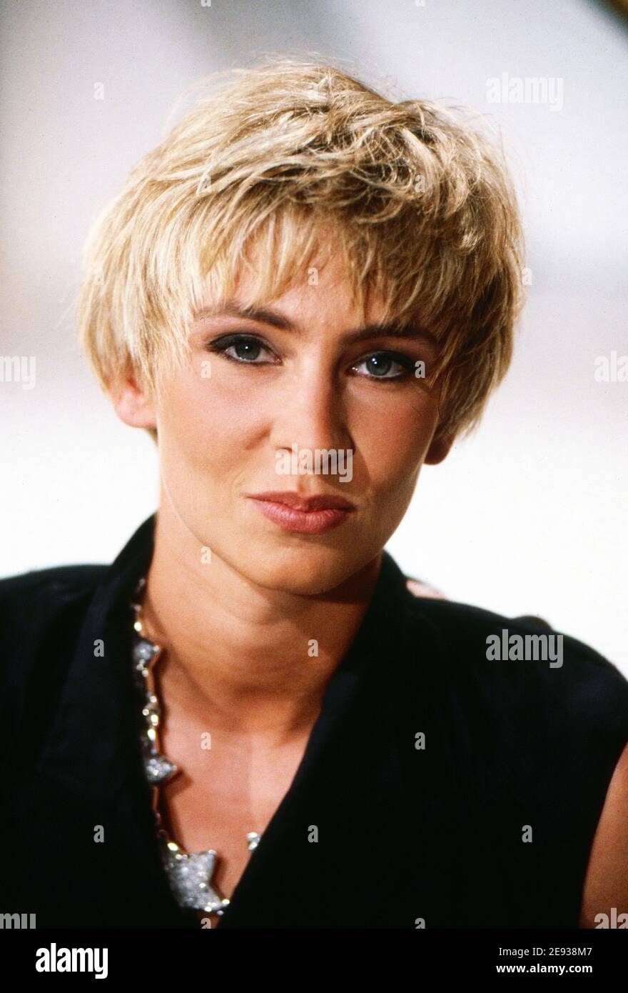 Claudia Jung, deutsche Schlagersängerin, Deutschland um 1995. Foto Stock