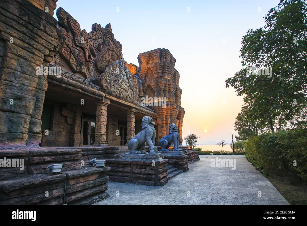 La Haunted House Foto Stock