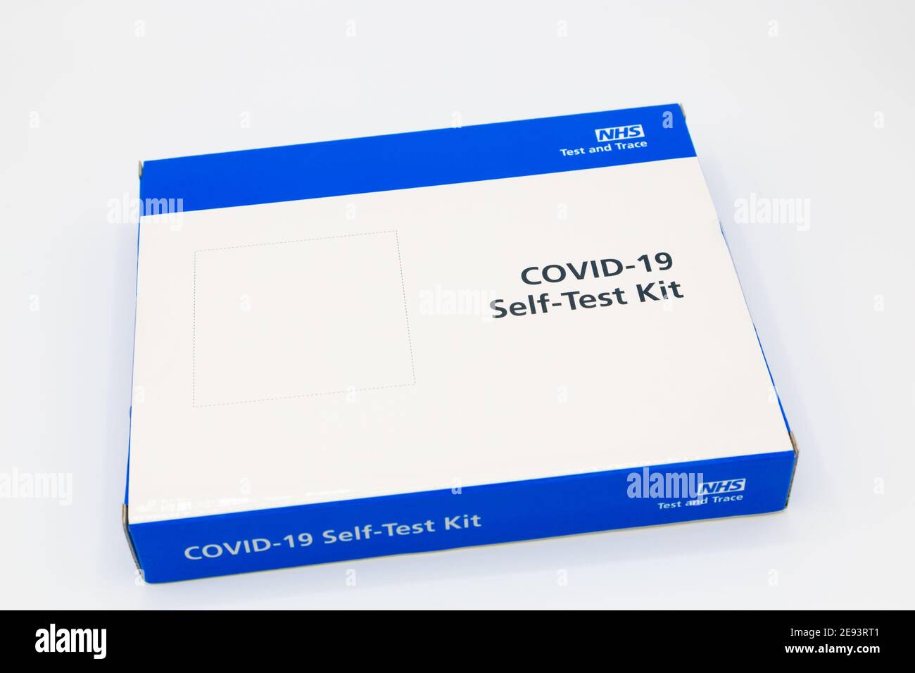 Kit di autotest NHS Covid 19, regno unito Foto Stock