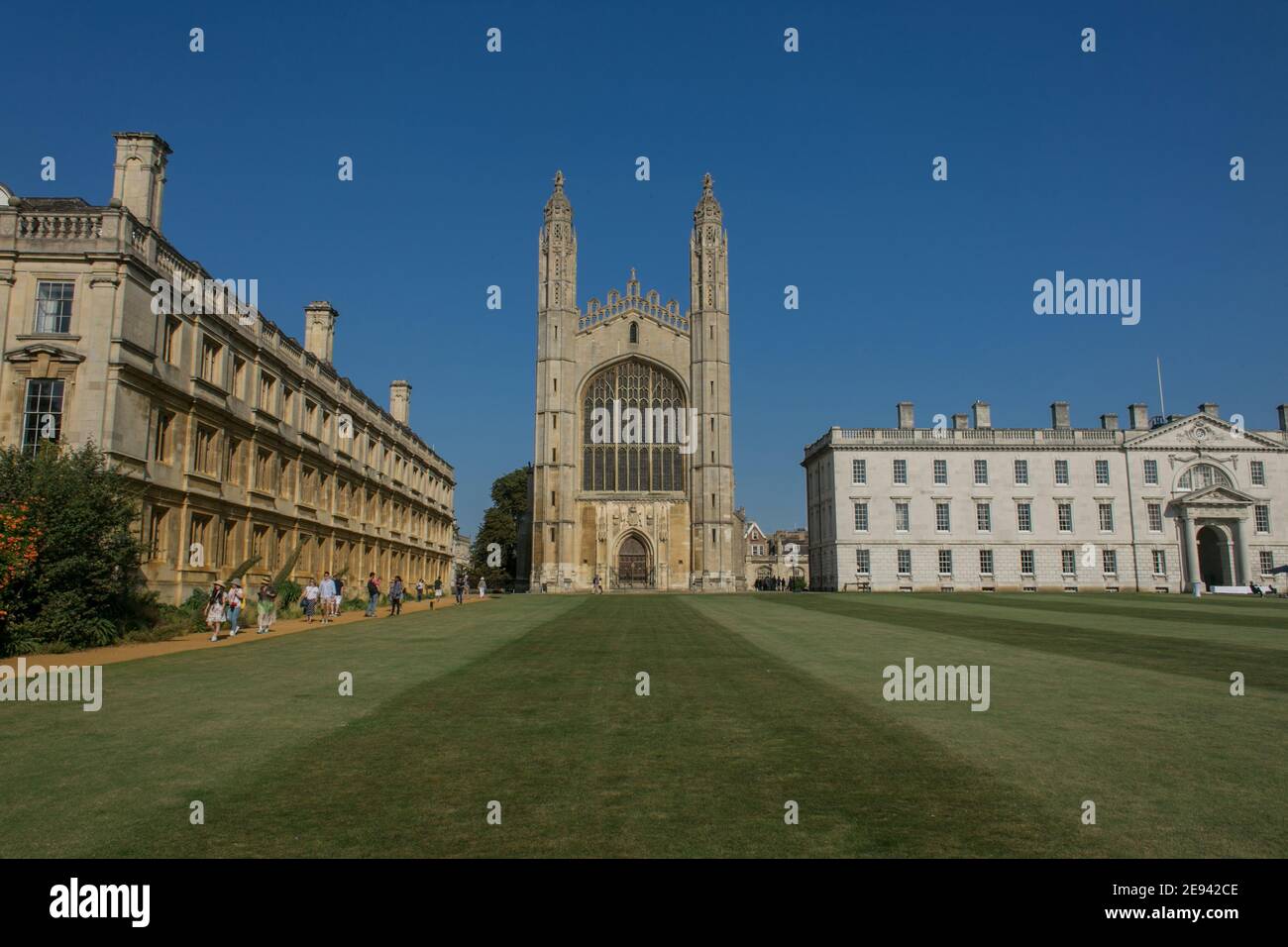 King's College Chapel a Cambridge, Inghilterra, Regno Unito Foto Stock