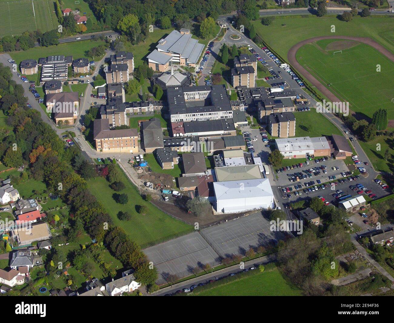 Vista aerea di Leeds Trinity University Foto Stock