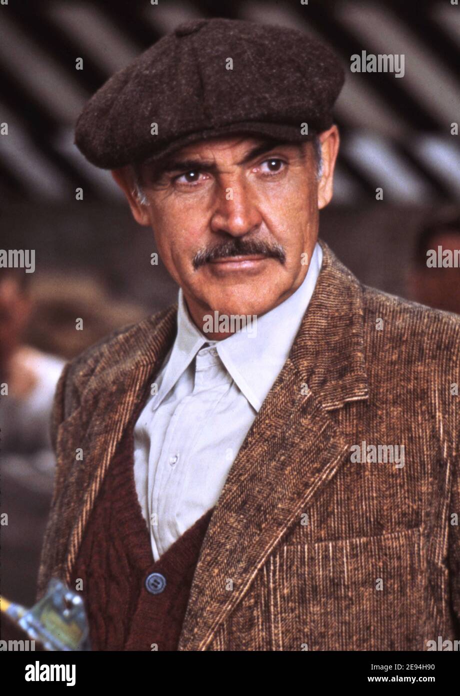 SEAN CONNERY Ritratto nel ruolo di vincitore Oscar come Jim Malone Nel 1987 IL regista INTOCCABILE BRIAN DE PALMA scrittore David Mamet music Ennio Morricone guardaroba Georgio Armani Paramount Pictures Foto Stock