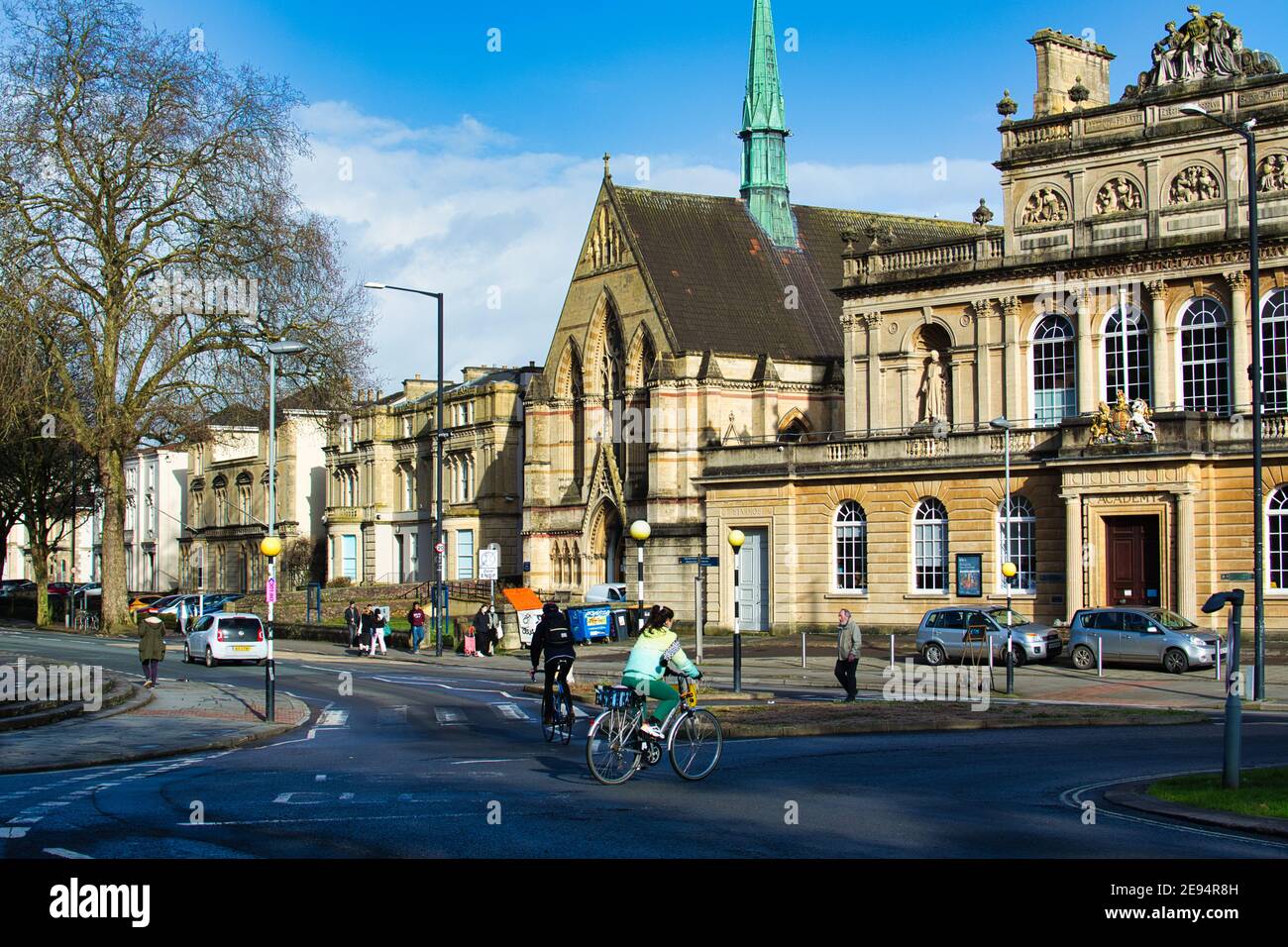 Popolare Park Street a Bristol, Clifton. Foto Stock
