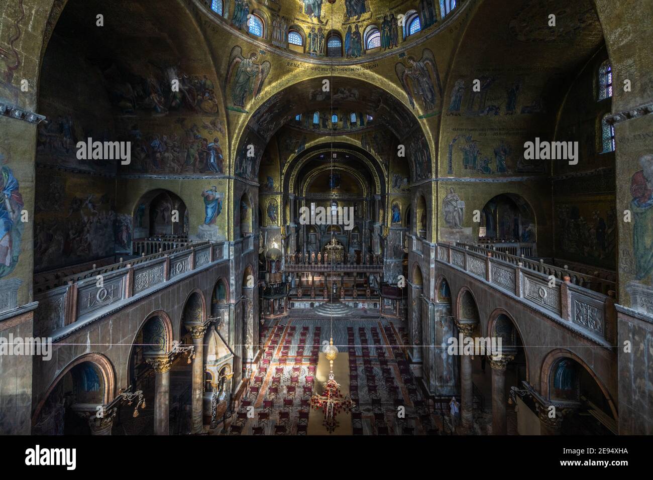 Interno della Basilica di San Marco. Venezia, Italia, Settembre 2020 Foto Stock