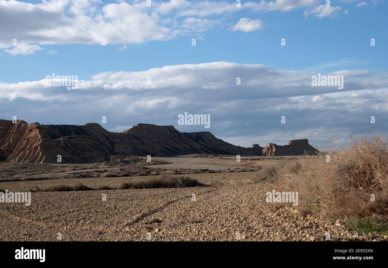 deserto in navarra Foto Stock