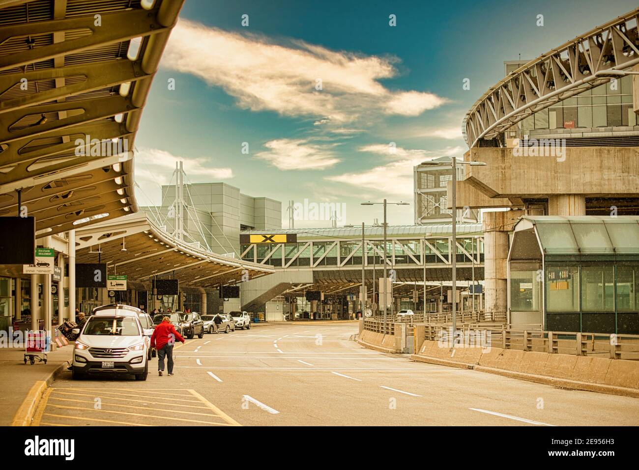 Terminal 3 dell'aeroporto internazionale Pearson di Toronto, Canada Foto Stock