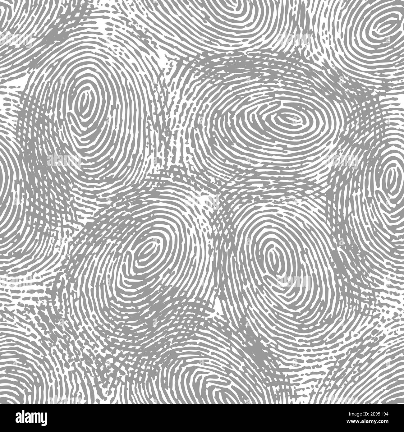 Impronta digitale nero sfondo senza giunture Illustrazione Vettoriale