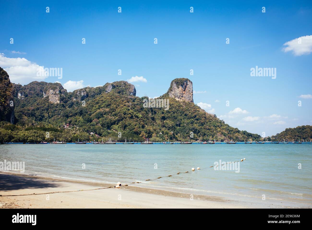 East Railay Bay Beach a Krabi, Thailandia Foto Stock